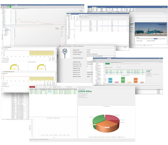 SmarDac Logger screens